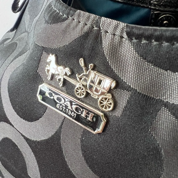 COACH Madison Collection OP Art Signature Maggie Tote - Picture 4 of 4